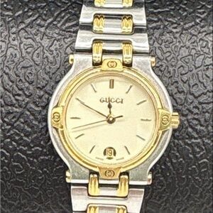 Gucci Two-Tone Gold and Silver Watch